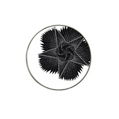 Black Rose Hat Clip Ball Marker (10 Pack) by Sabelacarlos