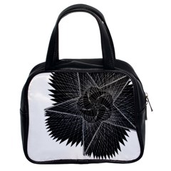 Black Rose Classic Handbag (two Sides) by Sabelacarlos