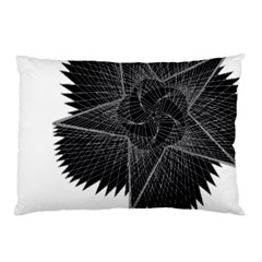 Black Rose Pillow Case (two Sides) by Sabelacarlos