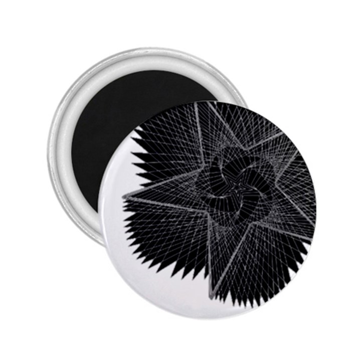 Black Rose 2.25  Magnets