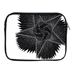 Black Rose Apple Ipad 2/3/4 Zipper Cases by Sabelacarlos