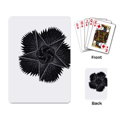 Black Rose Playing Cards Single Design (rectangle) by Sabelacarlos