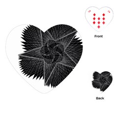 Black Rose Playing Cards Single Design (heart) by Sabelacarlos