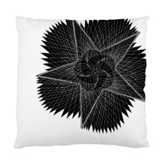 Black Rose Standard Cushion Case (two Sides) by Sabelacarlos