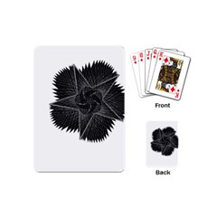 Black Rose Playing Cards Single Design (mini) by Sabelacarlos