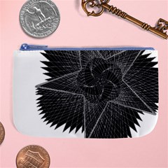 Black Rose Large Coin Purse by Sabelacarlos