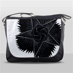 Black Rose Messenger Bag Front