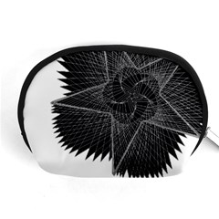 Black Rose Accessory Pouch (medium) by Sabelacarlos