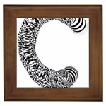 Letter C  Framed Tile Front