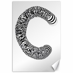 Letter C  Canvas 12  X 18  by Sabelacarlos