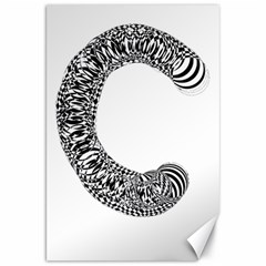 Letter C  Canvas 20  X 30  by Sabelacarlos