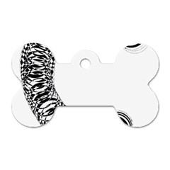 Letter C  Dog Tag Bone (two Sides) by Sabelacarlos