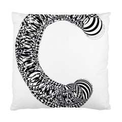 Letter C  Standard Cushion Case (two Sides) by Sabelacarlos