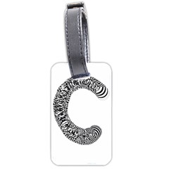 Letter C  Luggage Tag (one Side) by Sabelacarlos