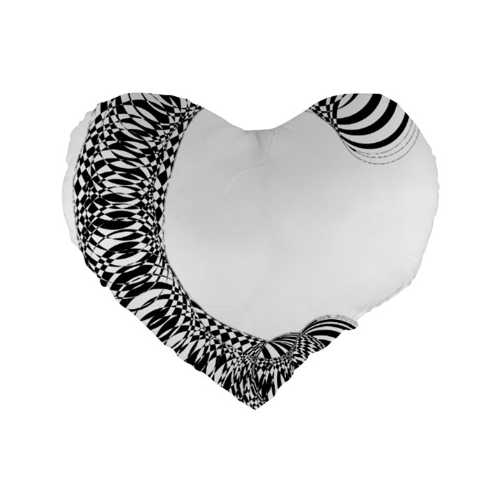 Letter C  Standard 16  Premium Heart Shape Cushions