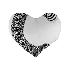 Letter C  Standard 16  Premium Flano Heart Shape Cushions by Sabelacarlos