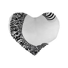 Letter C  Standard 16  Premium Heart Shape Cushions by Sabelacarlos