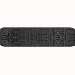 Black Alligator Skin Large Bar Mats by LoolyElzayat