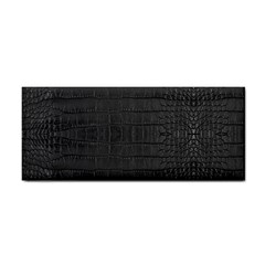 Black Alligator Skin Hand Towel by LoolyElzayat