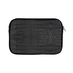 Black Alligator Skin Apple Ipad Mini Zipper Cases by LoolyElzayat