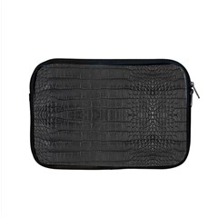 Black Alligator Skin Apple Macbook Pro 15  Zipper Case by LoolyElzayat