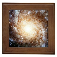 Galaxy Space Framed Tile by Sabelacarlos