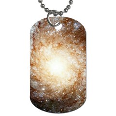 Galaxy Space Dog Tag (one Side) by Sabelacarlos