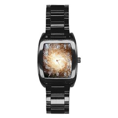 Galaxy Space Stainless Steel Barrel Watch by Sabelacarlos