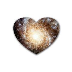 Galaxy Space Heart Coaster (4 Pack)  by Sabelacarlos