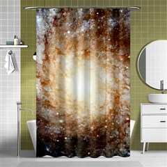 Galaxy Space Shower Curtain 48  X 72  (small)  by Sabelacarlos