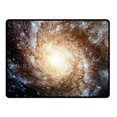 Galaxy Space Double Sided Fleece Blanket (small)  by Sabelacarlos