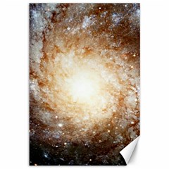 Galaxy Space Canvas 12  X 18  by Sabelacarlos