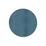 Turquoise Alligator Skin Magnet 3  (Round) Front