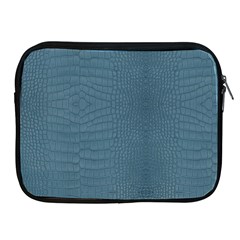 Turquoise Alligator Skin Apple Ipad 2/3/4 Zipper Cases by LoolyElzayat