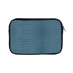 Turquoise Alligator Skin Apple Ipad Mini Zipper Cases by LoolyElzayat