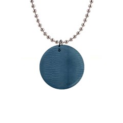 Turquoise Alligator Skin 1  Button Necklace by LoolyElzayat