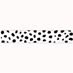 Black And White Seamless Cheetah Spots Small Bar Mats by LoolyElzayat