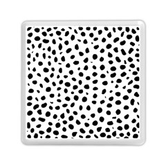 Black And White Seamless Cheetah Spots Memory Card Reader (square) by LoolyElzayat