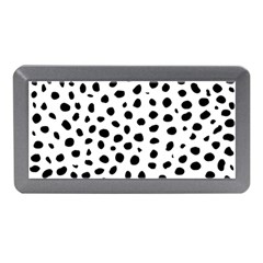 Black And White Seamless Cheetah Spots Memory Card Reader (mini) by LoolyElzayat