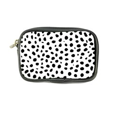 Black And White Seamless Cheetah Spots Coin Purse by LoolyElzayat