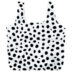 Black And White Seamless Cheetah Spots Full Print Recycle Bag (xxxl) by LoolyElzayat