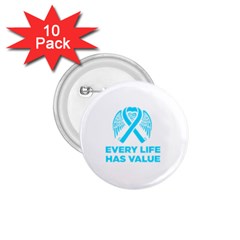 Child Abuse Prevention Support  1 75  Buttons (10 Pack) by artjunkie