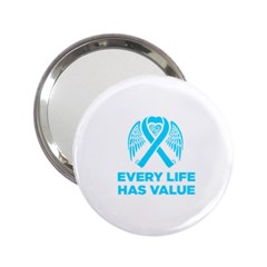 Child Abuse Prevention Support  2 25  Handbag Mirrors by artjunkie