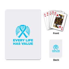 Child Abuse Prevention Support  Playing Cards Single Design (rectangle)