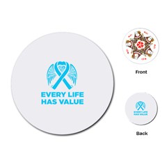 Child Abuse Prevention Support  Playing Cards Single Design (round) by artjunkie