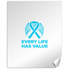 Child Abuse Prevention Support  Canvas 16  X 20  by artjunkie