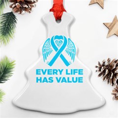 Child Abuse Prevention Support  Christmas Tree Ornament (two Sides) by artjunkie