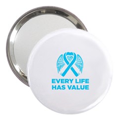 Child Abuse Prevention Support  3  Handbag Mirrors by artjunkie