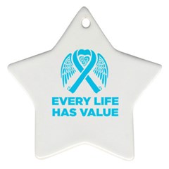 Child Abuse Prevention Support  Ornament (star) by artjunkie