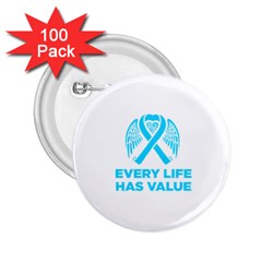 Child Abuse Prevention Support  2 25  Buttons (100 Pack)  by artjunkie